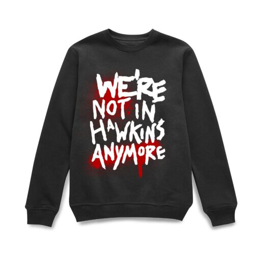 Official Stranger Things Not In Hawkins Sweatshirt - Black - S