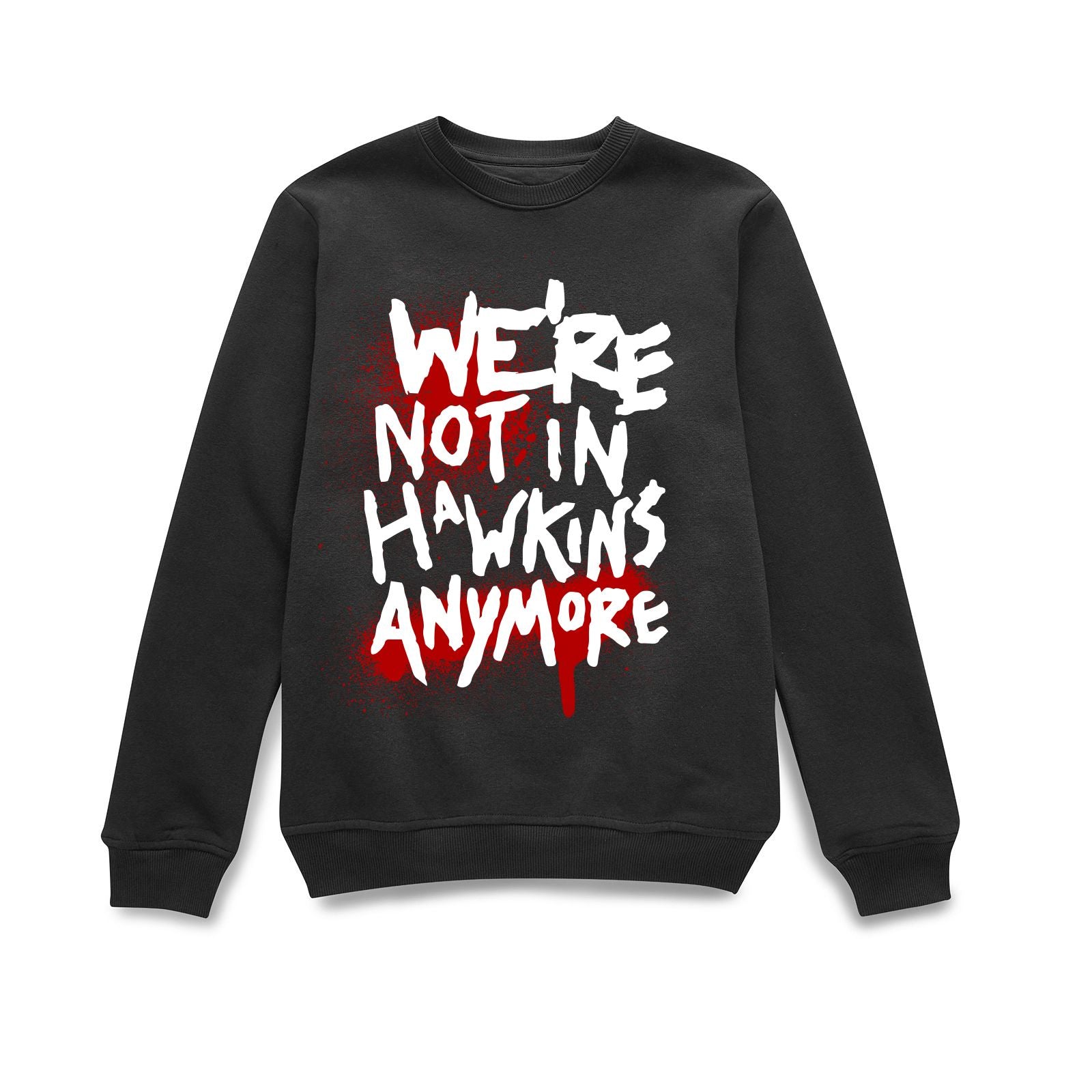 Official Stranger Things Not In Hawkins Sweatshirt - Black - S