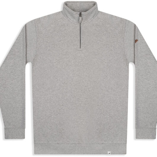 Women's Erin Quarter Zip Sweatshirt - Ash Marl