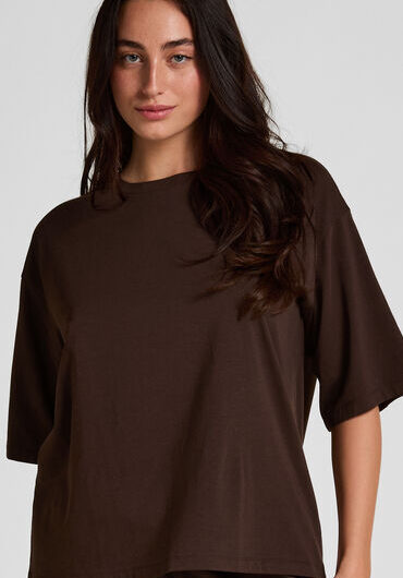 Hunkemöller Pyjama Top Loose Brown