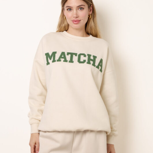 Matcha Sweatshirt - S/M / IVORY
