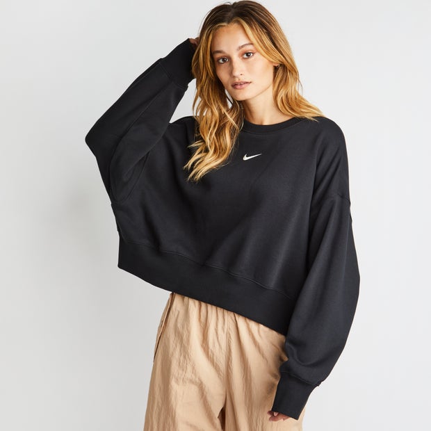 Nike Women Sweatshirts - Black - Size XS